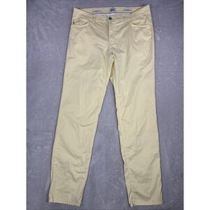 Brax Feel Good Men's Cadiz Ultralight Yellow Pants Mens Size 38/34